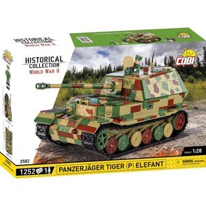Německý těžký stíhač tanků Panzerjäger Tiger (P) Sd.Kfz.184 Elefant COBI 2582 - World War II 1:28