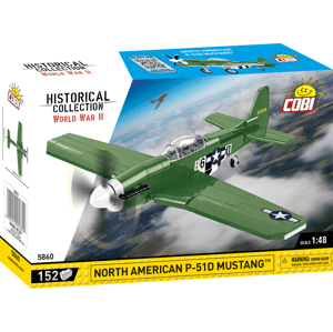 Americký stíhací letoun North American P-51D Mustang COBI 5860 - World War II 1:48