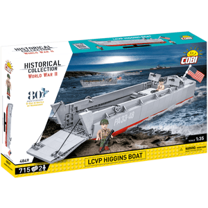 Americký vyloďovací člun LCVP-HIGGINS BOAT den D COBI 4849 - World War II 1:35