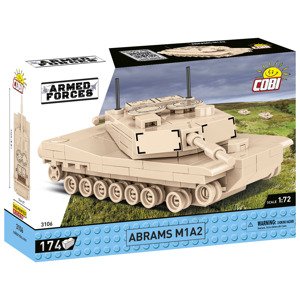 Mini tanky COBI - různé druhy Armed Forces 1:72 Typ Abrams M1A2 COBI-3106