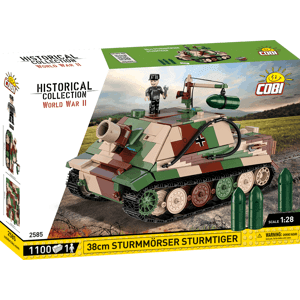 Německý samohybný raketomet 38 cm Sturmmörser TIGER Sturmtiger COBI 2585 - World War II 1:28