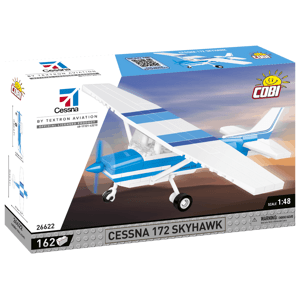 Americký hornoplošný civilní letoun Cessna 172 Skyhawk COBI-26622 1:48