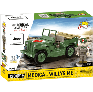 Americký terénní automobil Medical Willys MB COBI 2295 - World War II 1:35