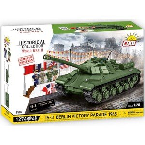 Ruský těžký tank IS-3 Berlin Victory Parade 1945 COBI 2589 - Limited Edition WW II 1:28