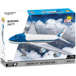 Dopravní letadlo amerických prezidentů Boeing 747 Air Force One COBI 26610 - Boeing 1:144