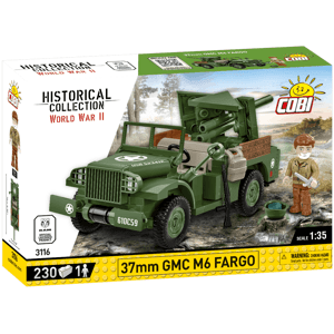 Americké terénní vozidlo 37mm GMC M6 FARGO COBI 3116 - World War II 1:35