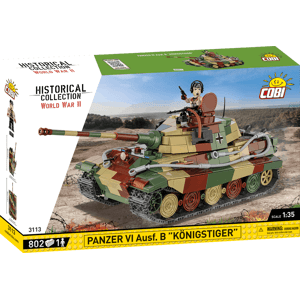 Německý těžký tank Panzer VI Ausf. B (Tiger II) KÖNIGSTIGER COBI 3113 - World War II 1:35