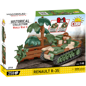 Francouzský lehký pěchotní tank RENAULT R-35 COBI 2719 - World War II 1:48