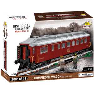 Francouzský osobní železniční vůz Compiègne wagon (22. červen 1940) COBI 6289 - World War II 1:35