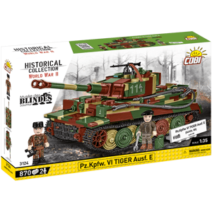 Německý tank PzKpfw VI TIGER I Ausf. E COBI 3124 - World War II 1:35