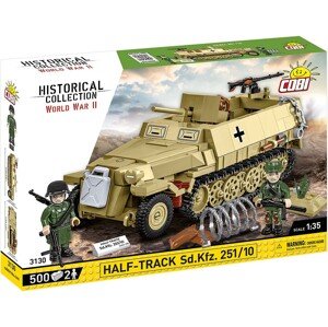 Německý kolopásový obrněný transportér Sd.Kfz. 251/10 COBI 3130 - World War II 1:35