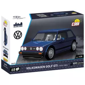 Automobil Volkswagen GOLF (1974-1983) COBI  - Action Town 1:35 Verze: Golf GTI modrý COBI-24615
