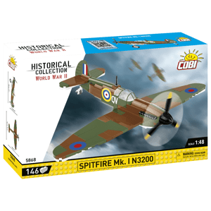 Britský stíhací letoun Spitfire MK. I N3200 COBI 5868 - World War II 1:48