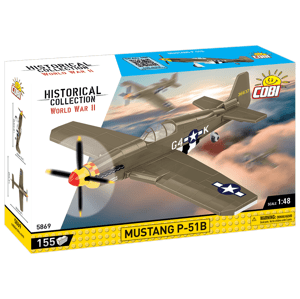 Americký stíhací letoun North American P-51B Mustang COBI 5869 - World War II 1:48