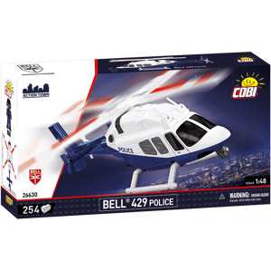 Civilní dvoumotorový víceúčelový vrtulník Bell 429 COBI  - Action Town 1:48 Verze: Policie COBI-26630