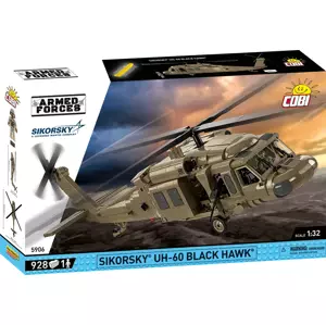 Americký víceúčelový vrtulník Sikorsky UH-60 Black Hawk COBI 5906 - Armed Forces 1:32