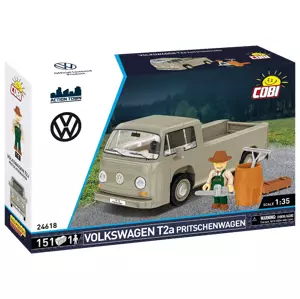 Automobil Volkswagen T2a Pritschenwagen COBI 24618 - Action Town 1:35