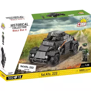 Německé obrněné vozidlo Sd.Kfz. 222 COBI 2657 - World War II 1:28
