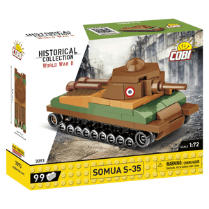 Mini tanky COBI - různé druhy World War II 1:72 Typ Somua S-35 COBI-3093