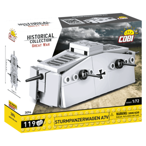 Mini tanky COBI - různé druhy World War II 1:72 Typ Sturmpanzerwagen A7V COBI-3094
