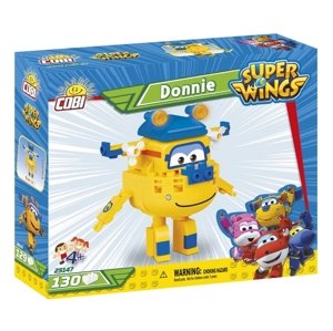 Opravář Donnie žluté letadlo COBI 25147 - Super Wings - Mission Teams