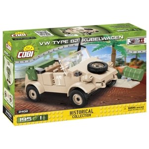 Velitelský vůz VW typ 82 Kübelwagen COBI 2402 - World War II