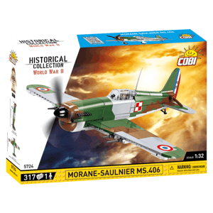 Francouzský stíhací letoun Morane-Saulnier MS.406 COBI 5724 - World War II