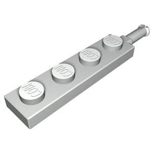 Náhradní díl - osa podvozku dvoukolová 1x4 1/3 COBI Barva Světle šedá - 99037