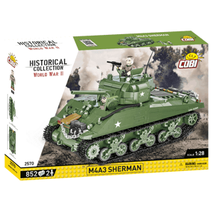 Americký střední tank Sherman M4A3 COBI 2570 - World War II