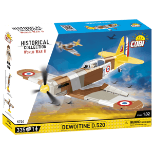 Francouzský stíhací letoun Dewoitine D.520 COBI 5734 - World War II